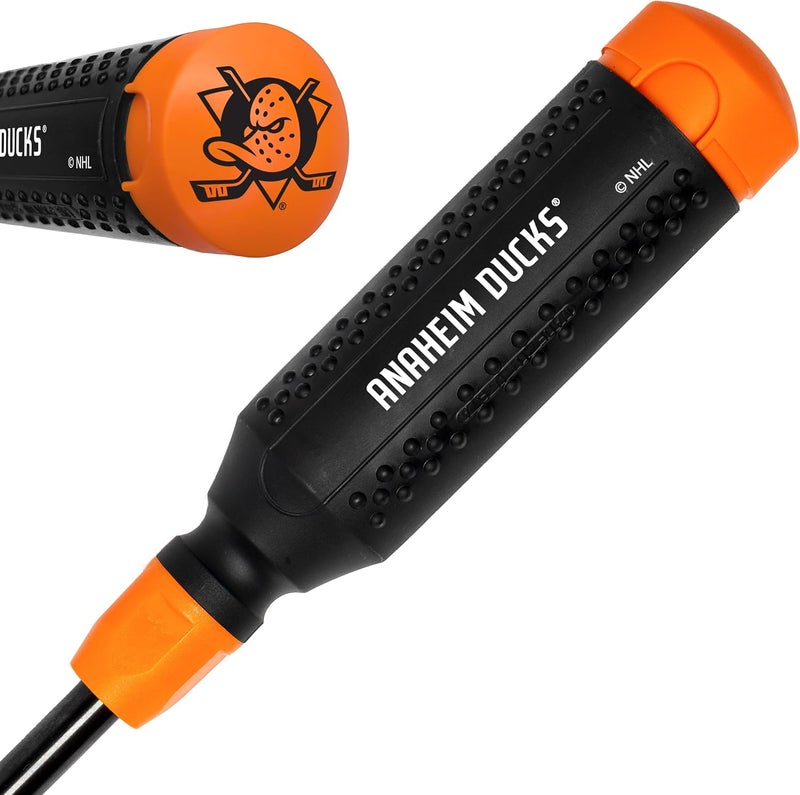 Megapro ® NHL® Team Edition Multi-bit Screwdriver | Officially Licensed NHL® Gear | Durable, Ergonomic, Pro-Grade Screwdriver (Anaheim Ducks®) - Image 1